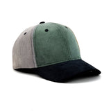 HEAD GEAR BLACK GREEN FIESTA FOUR CAP CORD EDITION