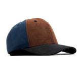 HEAD GEAR BLACK CHOCOLATE FIESTA FOUR CAP SUEDE EDITION