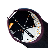 HEAD GEAR BLACK CHOCOLATE FIESTA FOUR CAP SUEDE EDITION