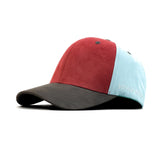 HEAD GEAR GREY RED FIESTA FOUR CAP SUEDE EDITION