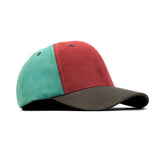 HEAD GEAR GREY RED FIESTA FOUR CAP SUEDE EDITION