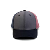 HEAD GEAR BLACK GREY FIESTA FOUR CAP TWILL EDITION