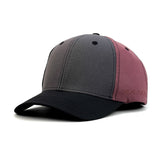 HEAD GEAR BLACK GREY FIESTA FOUR CAP TWILL EDITION