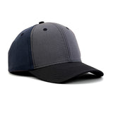 HEAD GEAR BLACK GREY FIESTA FOUR CAP TWILL EDITION