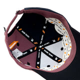 HEAD GEAR BLACK GREY FIESTA FOUR CAP TWILL EDITION