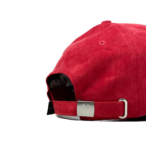 HEAD GEAR BANGLADESH RED BLACK SUEDE CAP