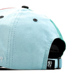 HEAD GEAR GREY RED FIESTA FOUR CAP SUEDE EDITION