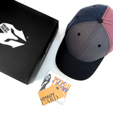 HEAD GEAR BLACK GREY FIESTA FOUR CAP TWILL EDITION