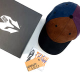 HEAD GEAR BLACK CHOCOLATE FIESTA FOUR CAP SUEDE EDITION