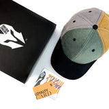 HEAD GEAR BLACK GREEN FIESTA FOUR CAP CORD EDITION