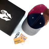 HEAD GEAR BLUE GREY FIESTA FOUR CAP CORD EDITION