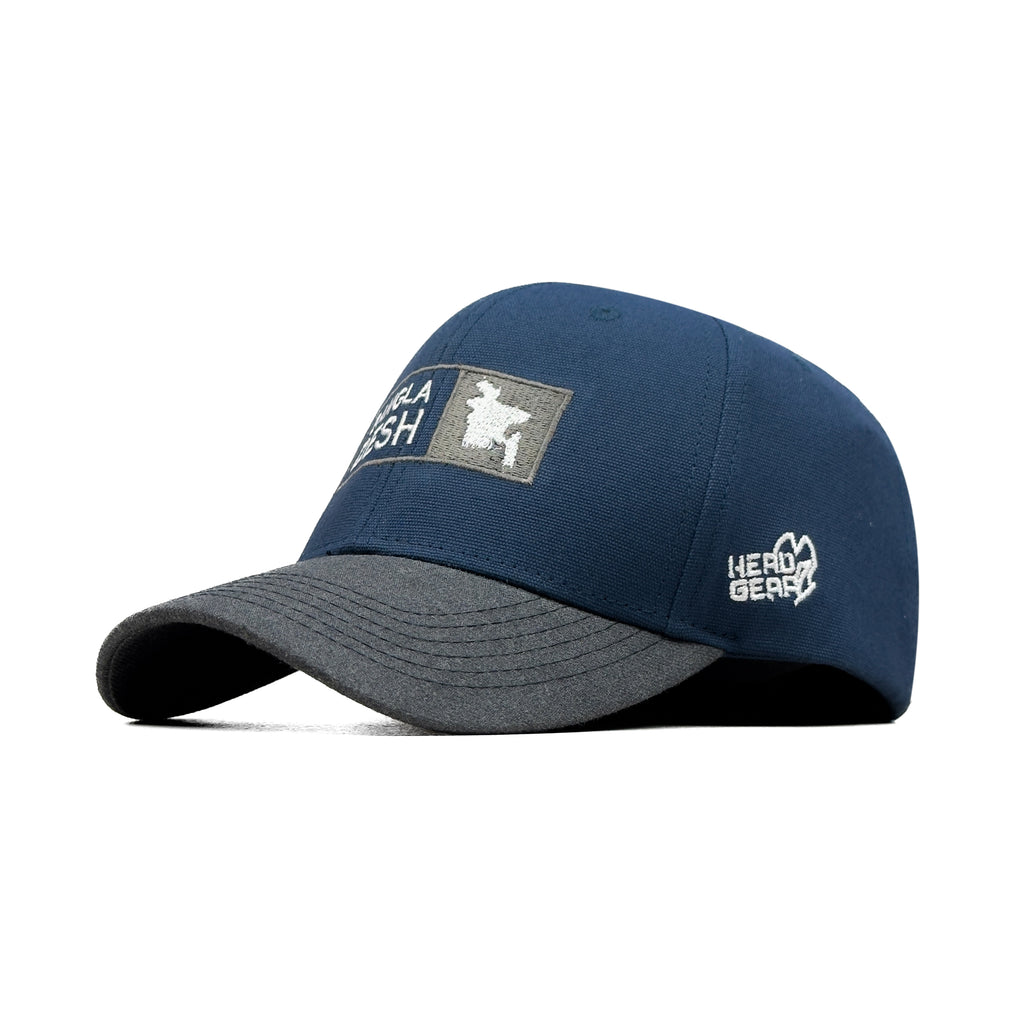 HEAD GEAR BANGLADESH NAVY BLUE CHARCOAL CAP