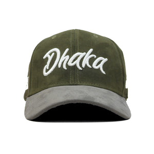 HEAD GEAR DHAKA OLIVE GREEN GREY CAP