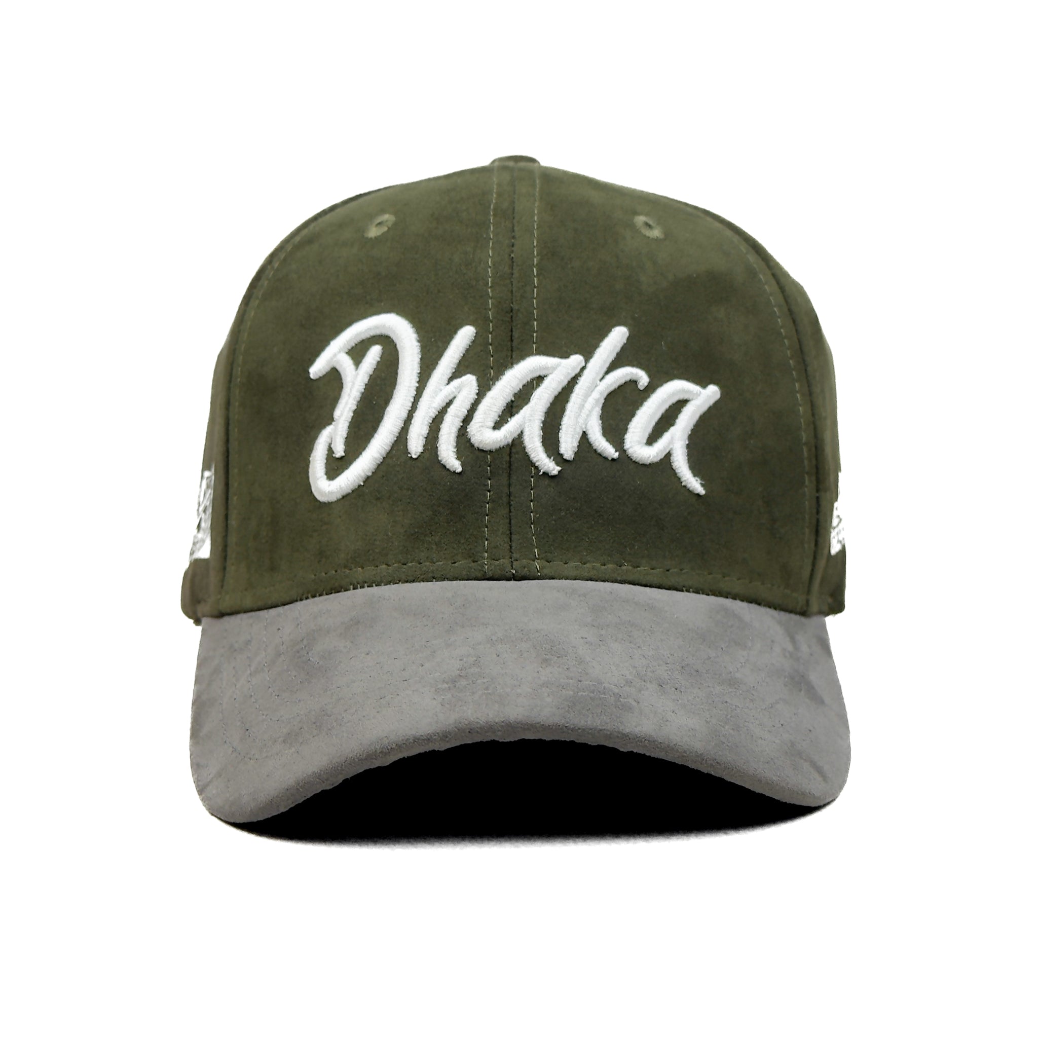 HEAD GEAR DHAKA OLIVE GREEN GREY CAP