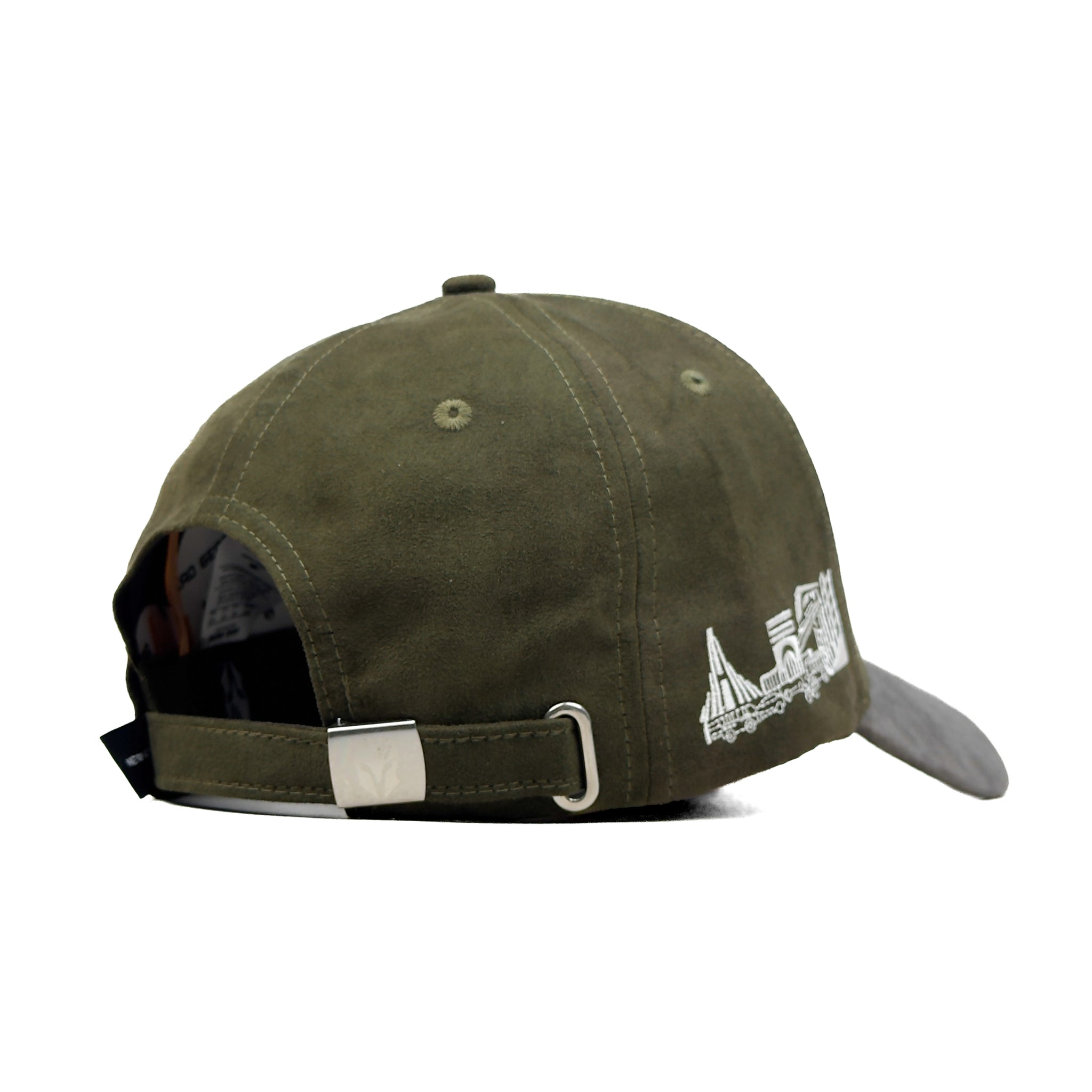 HEAD GEAR DHAKA OLIVE GREEN GREY CAP