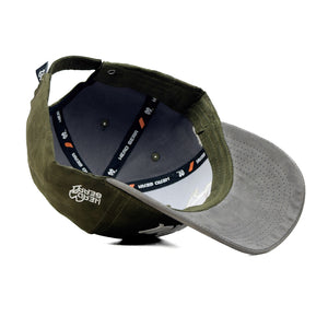 HEAD GEAR DHAKA OLIVE GREEN GREY CAP