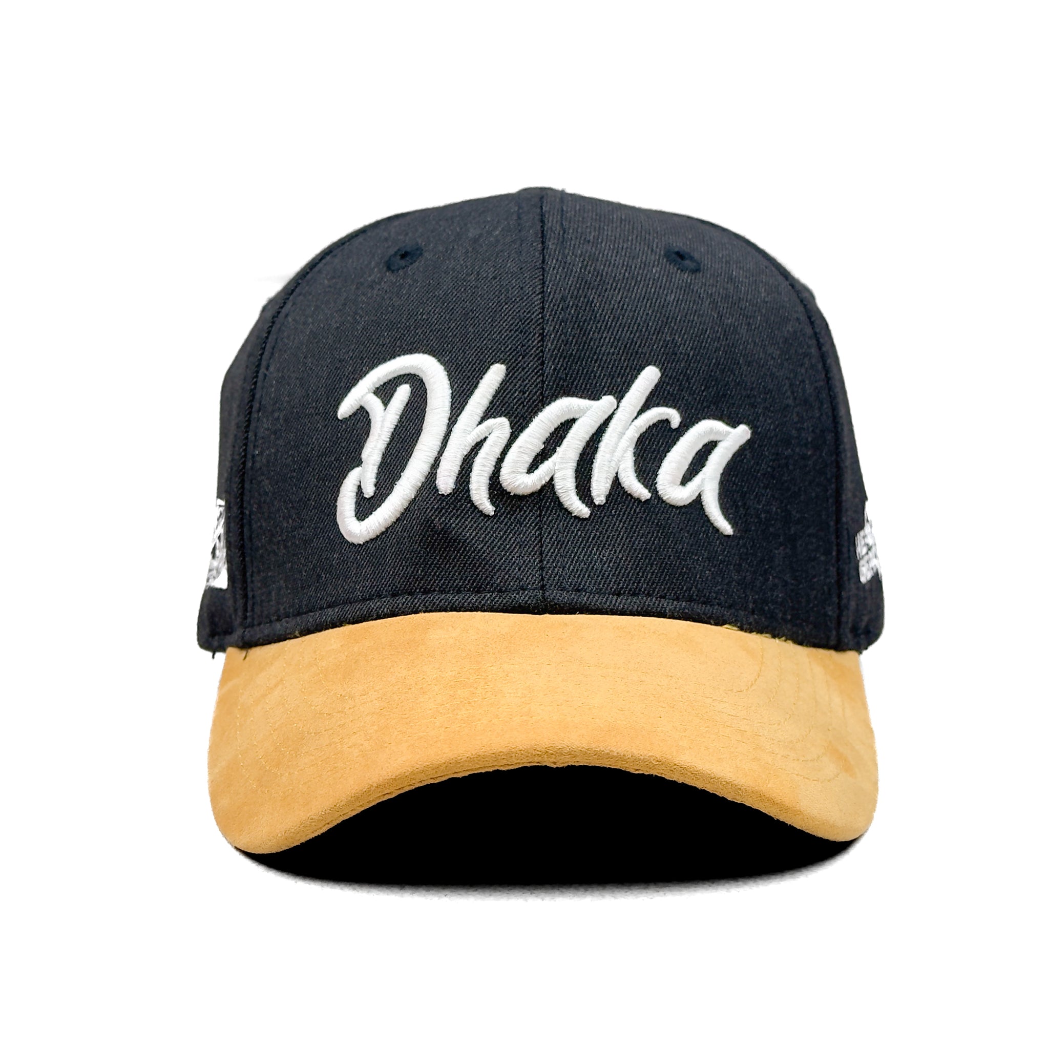 HEAD GEAR DHAKA CHARCOAL BLACK YELLOW CAP