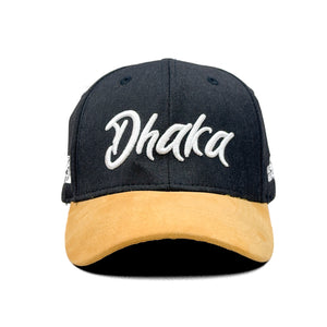 HEAD GEAR DHAKA CHARCOAL BLACK YELLOW CAP