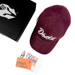 HEAD GEAR DHAKA RICH MAROON SANDWICH CAP