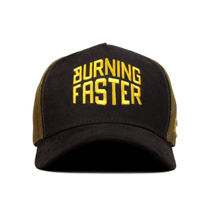 HEAD GEAR BURNING FASTER TRUCKER CAP