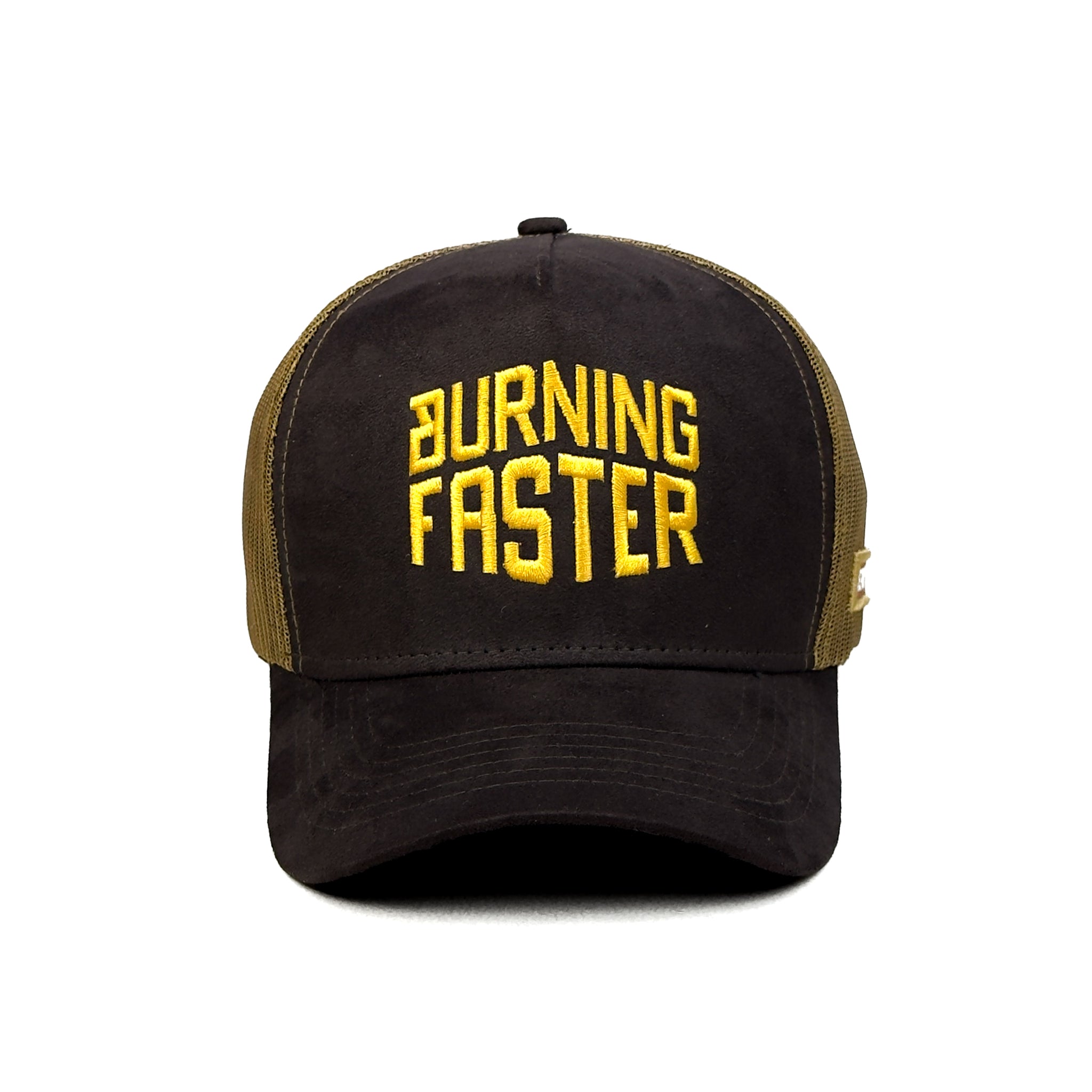 HEAD GEAR BURNING FASTER TRUCKER CAP