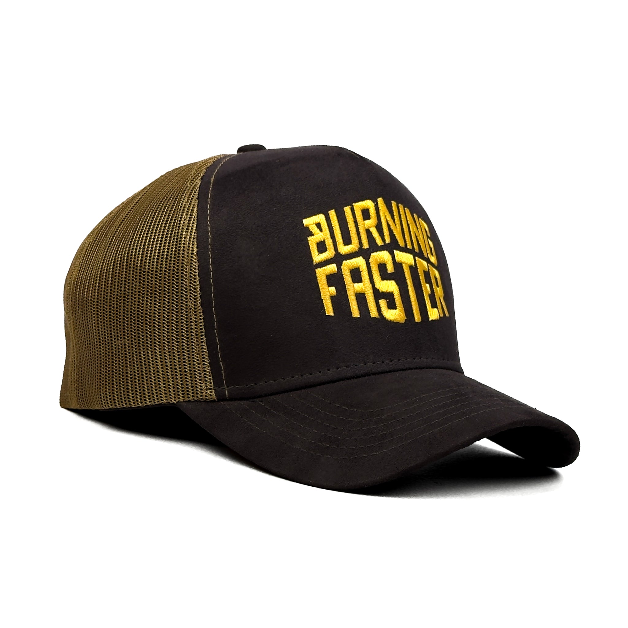 HEAD GEAR BURNING FASTER TRUCKER CAP