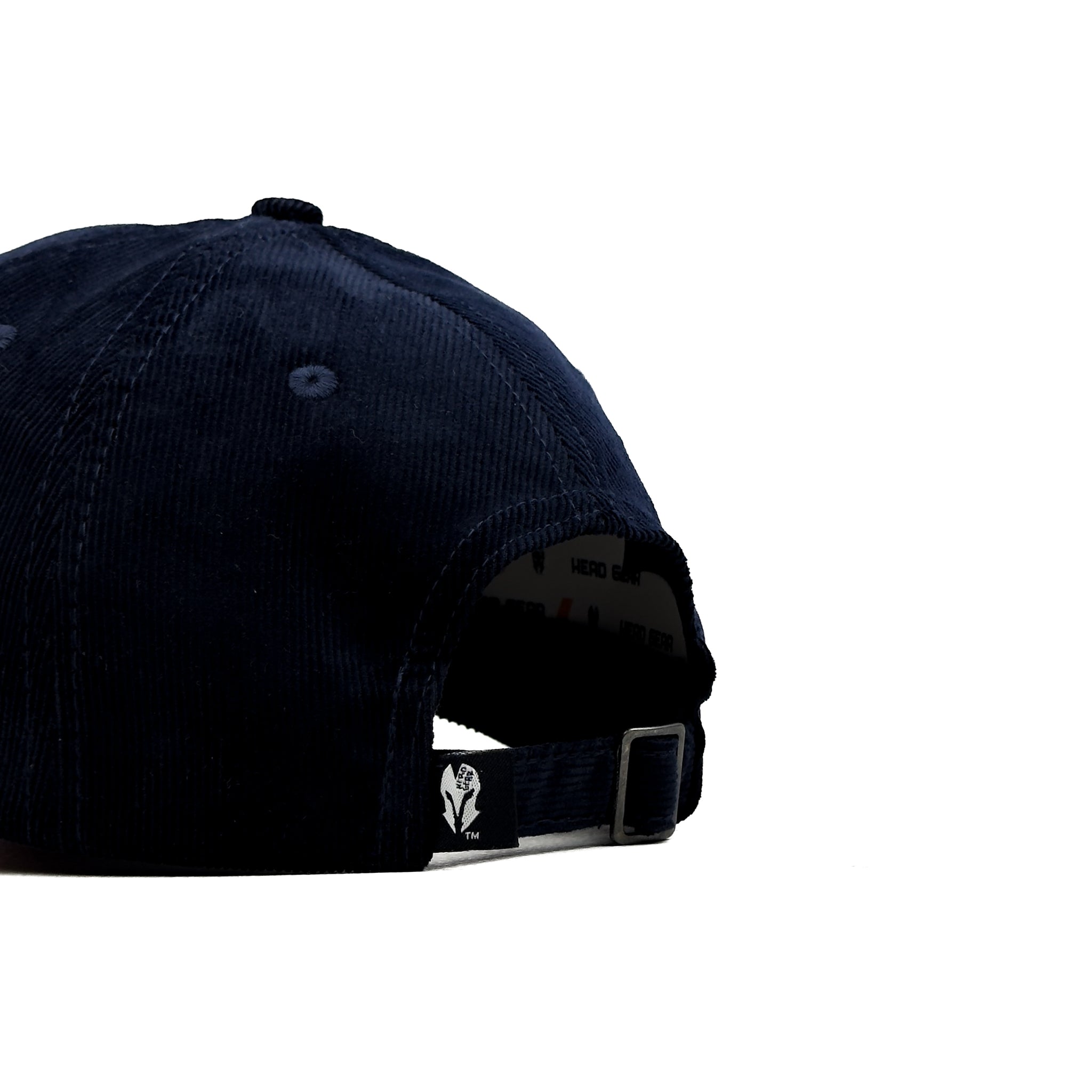 HEAD GEAR NAVY BURN RED DUAL TONE CORD CAP