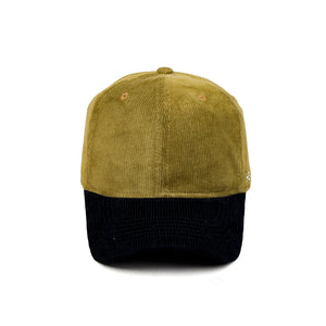 HEAD GEAR DARK GOLD BLACK DUAL TONE CORD CAP