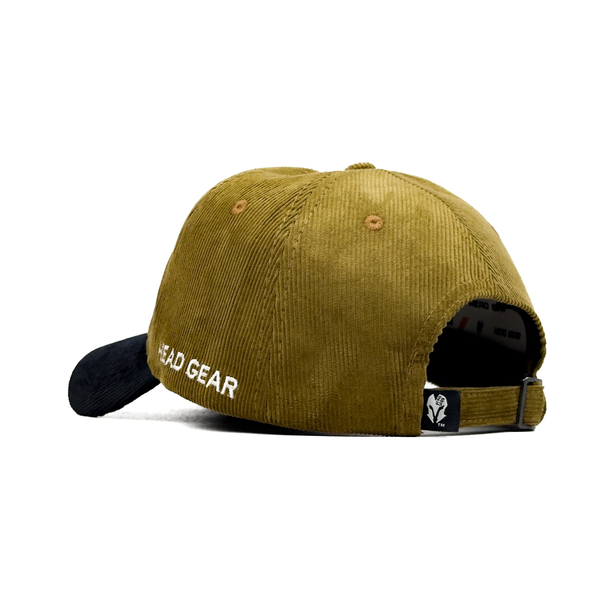 HEAD GEAR DARK GOLD BLACK DUAL TONE CORD CAP