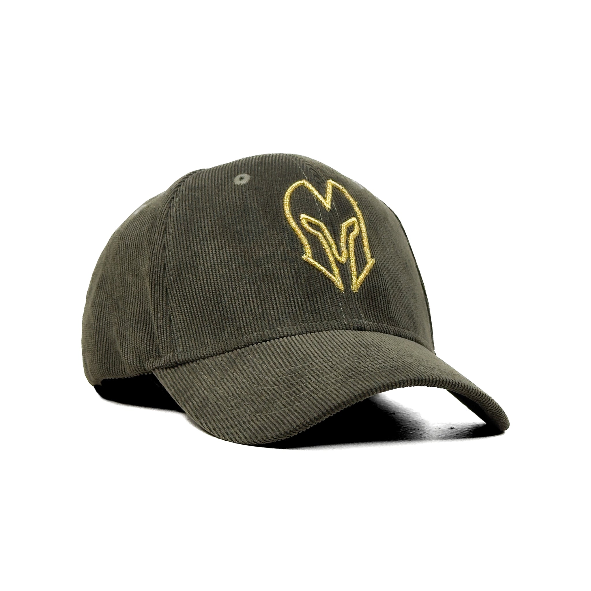 HEAD GEAR OLIVE GOLD SUEDE CORD LIMITED EDITION CAP