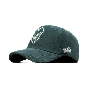 HEAD GEAR SILVER GREEN SUEDE CORD LIMITED EDITION CAP