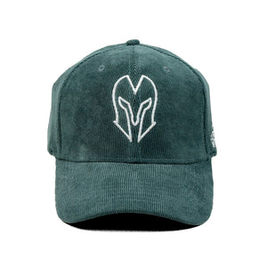 HEAD GEAR SILVER GREEN SUEDE CORD LIMITED EDITION CAP