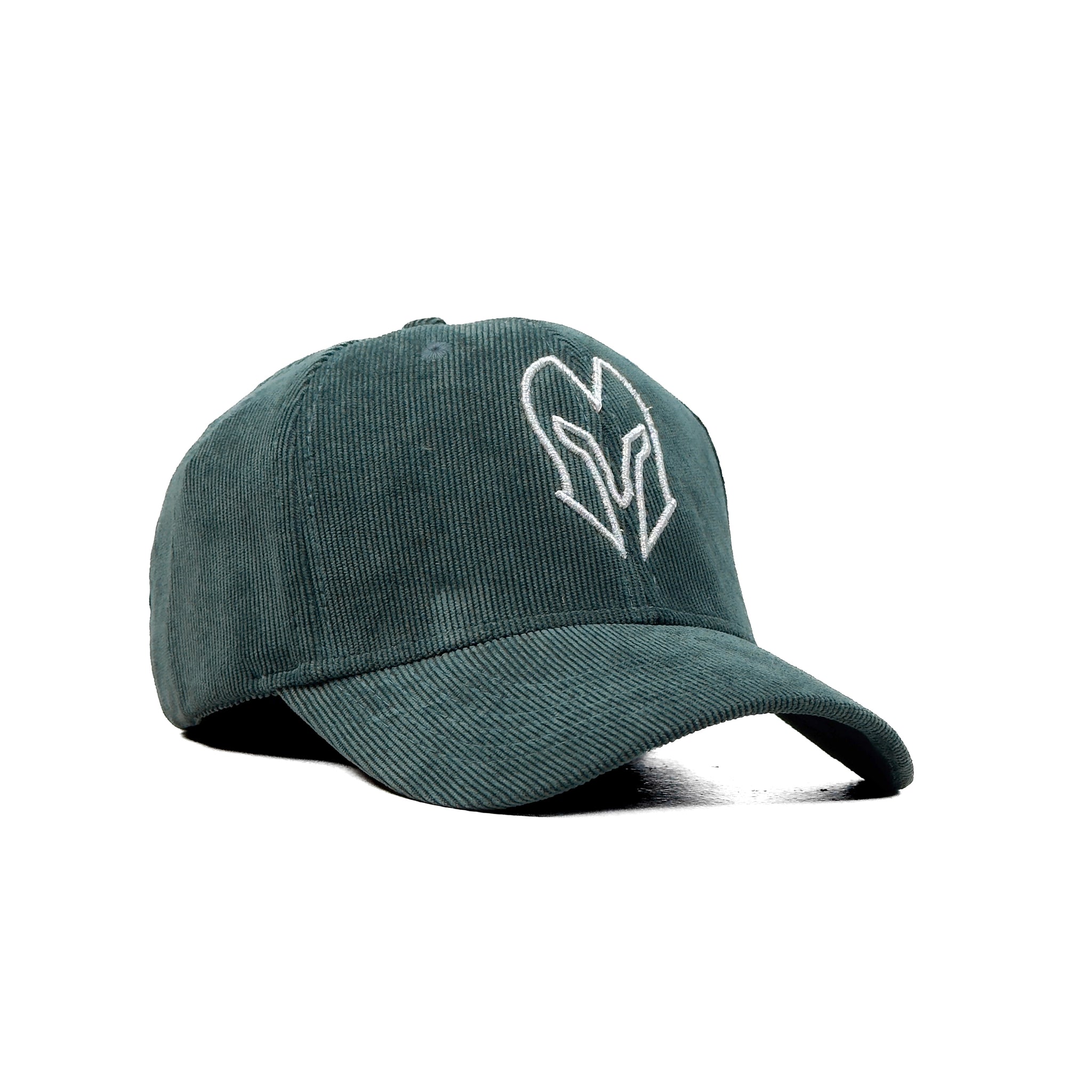 HEAD GEAR SILVER GREEN SUEDE CORD LIMITED EDITION CAP