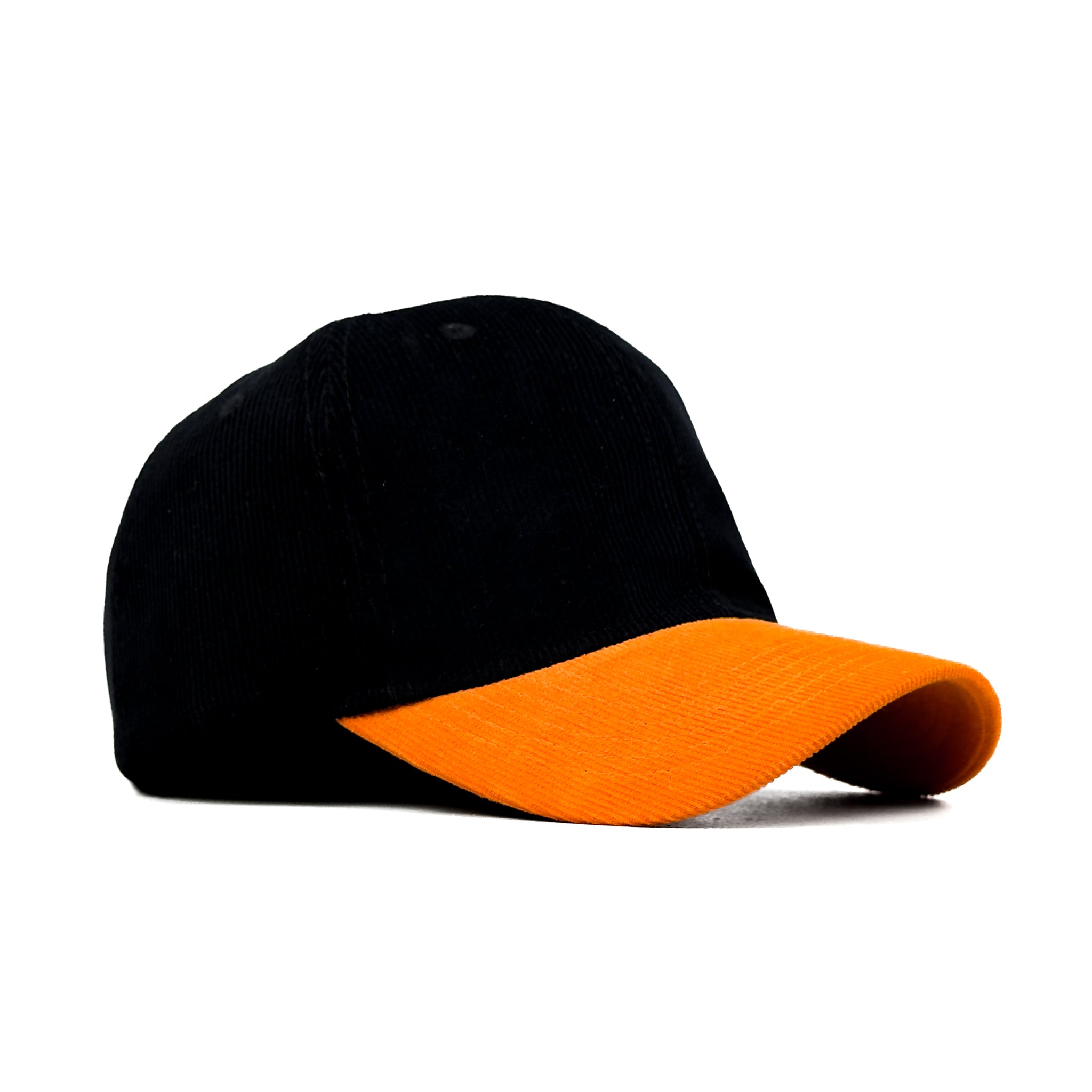 HEAD GEAR BLACK ORANGE DUAL TONE CORD CAP