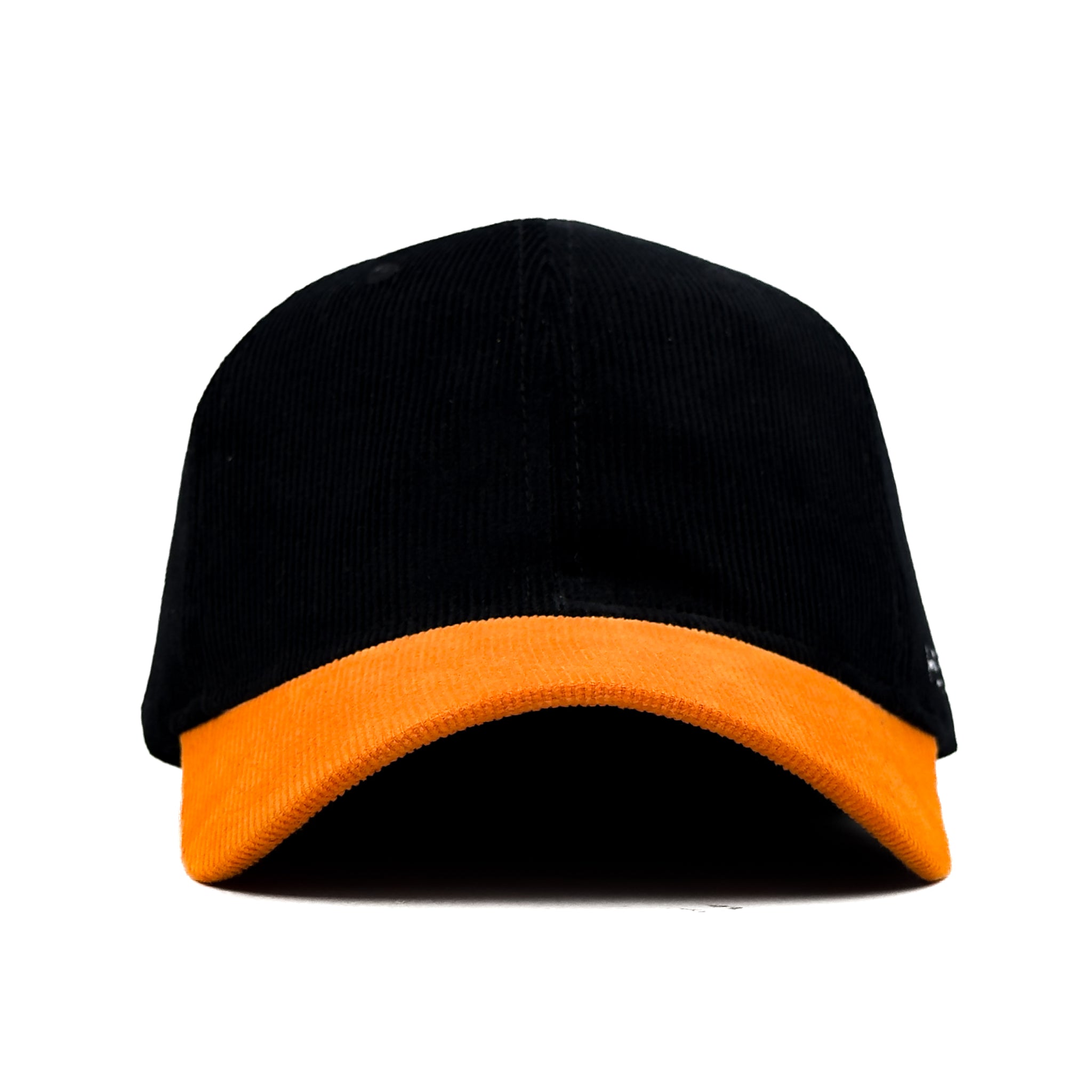 HEAD GEAR BLACK ORANGE DUAL TONE CORD CAP