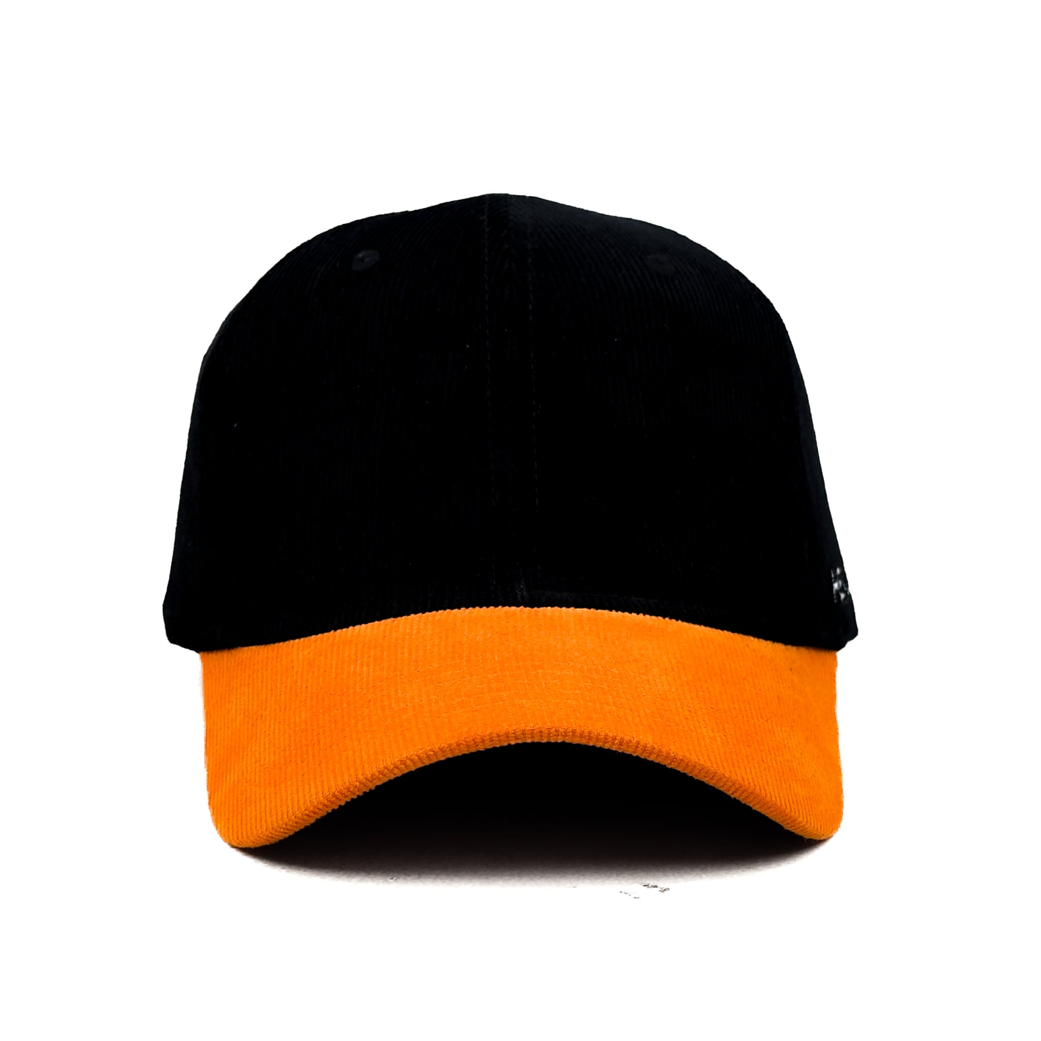 HEAD GEAR BLACK ORANGE DUAL TONE CORD CAP