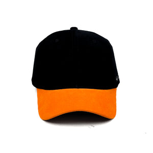 HEAD GEAR BLACK ORANGE DUAL TONE CORD CAP