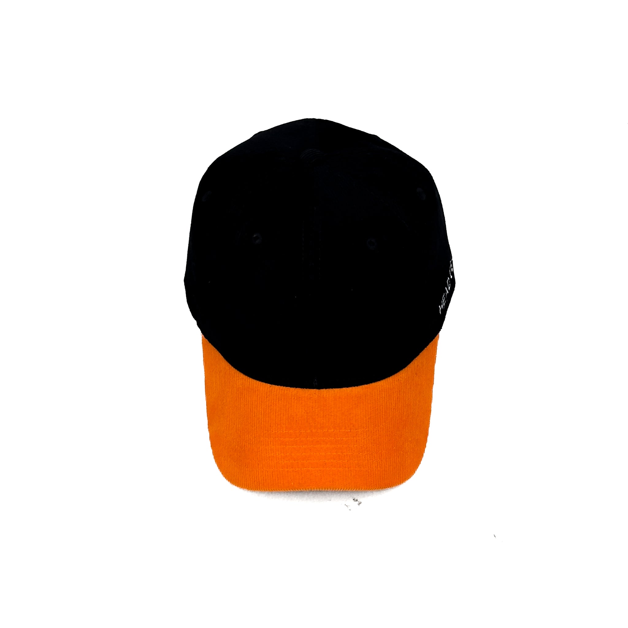 HEAD GEAR BLACK ORANGE DUAL TONE CORD CAP