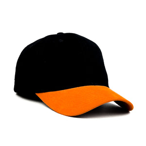 HEAD GEAR BLACK ORANGE DUAL TONE CORD CAP