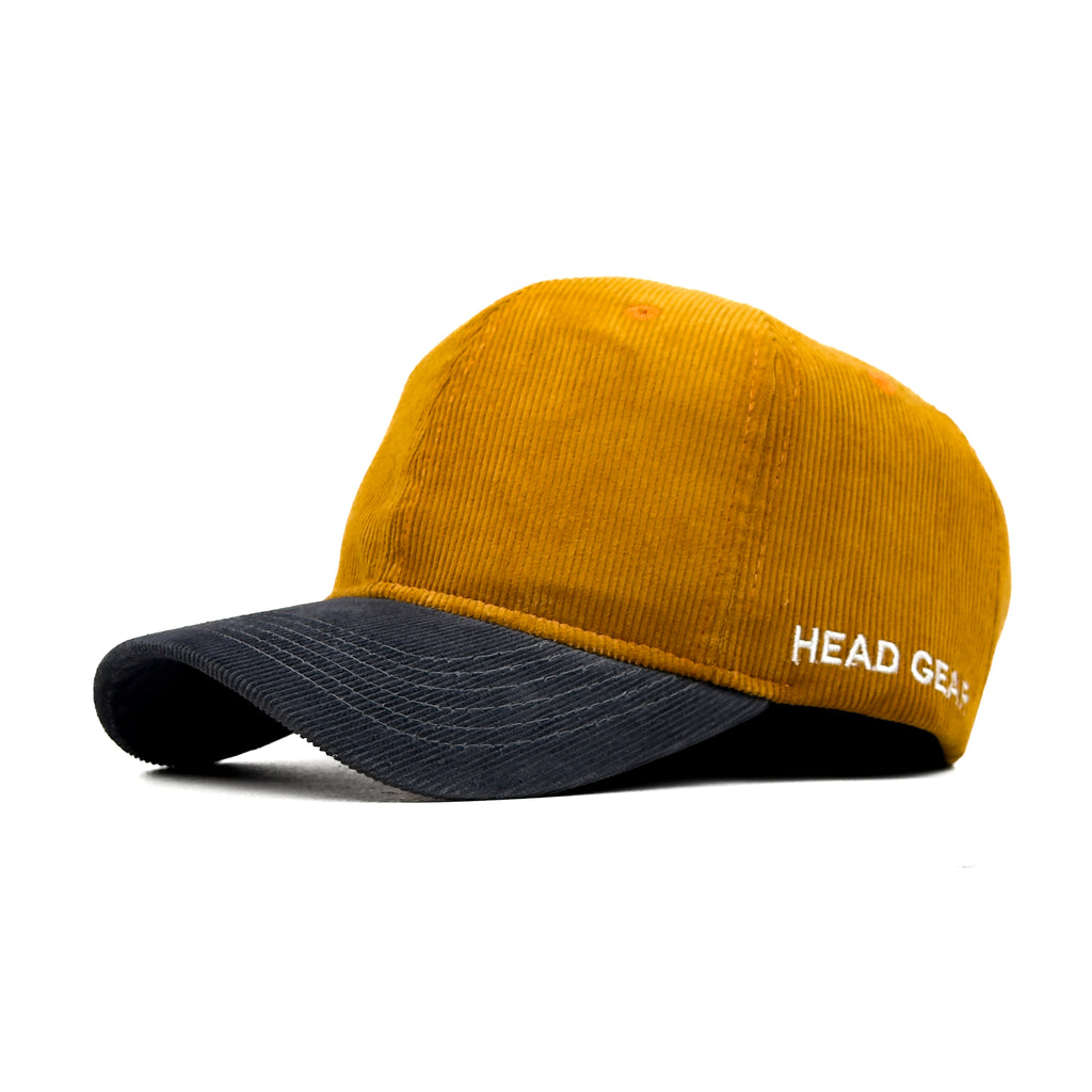 HEAD GEAR GOLDEN CHARCOAL GREY DUAL TONE CORD CAP