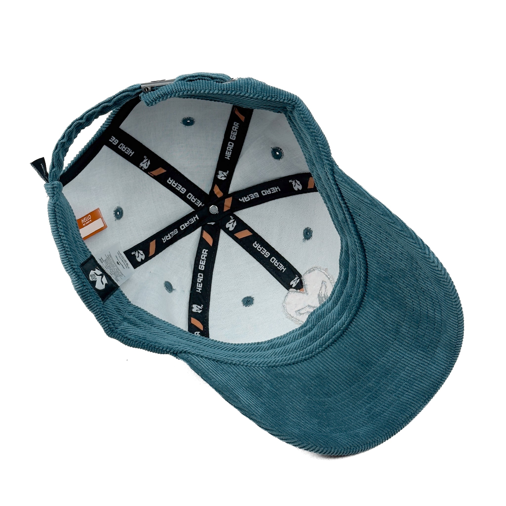 HEAD GEAR SILVER PASTE SUEDE CORD LIMITED EDITION CAP