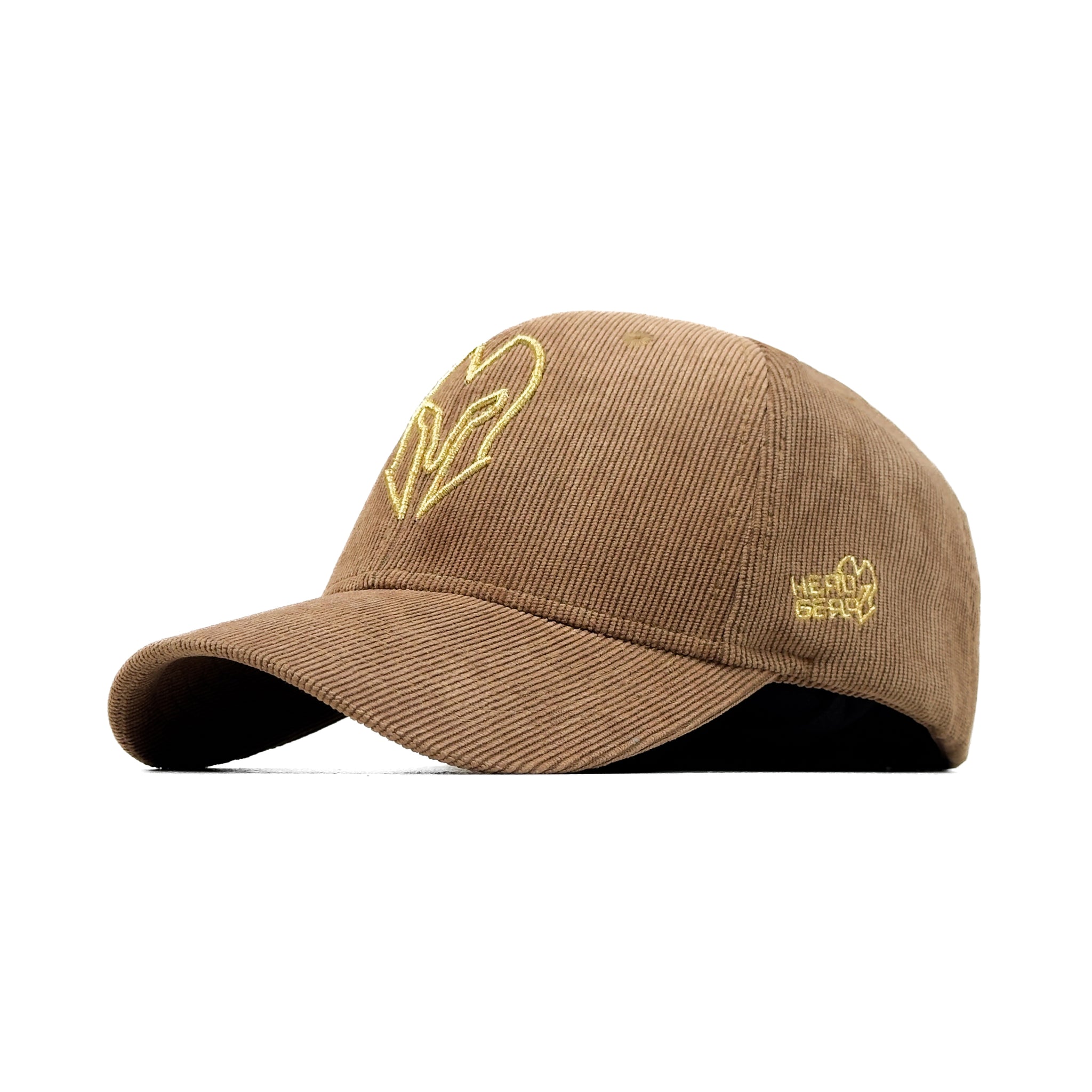 HEAD GEAR BRONZE GOLD SUEDE CORD LIMITED EDITION CAP