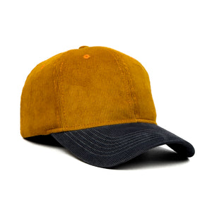 HEAD GEAR GOLDEN CHARCOAL GREY DUAL TONE CORD CAP