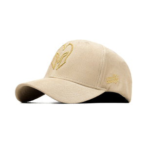 HEAD GEAR CREAM GOLD SUEDE CORD LIMITED EDITION CAP