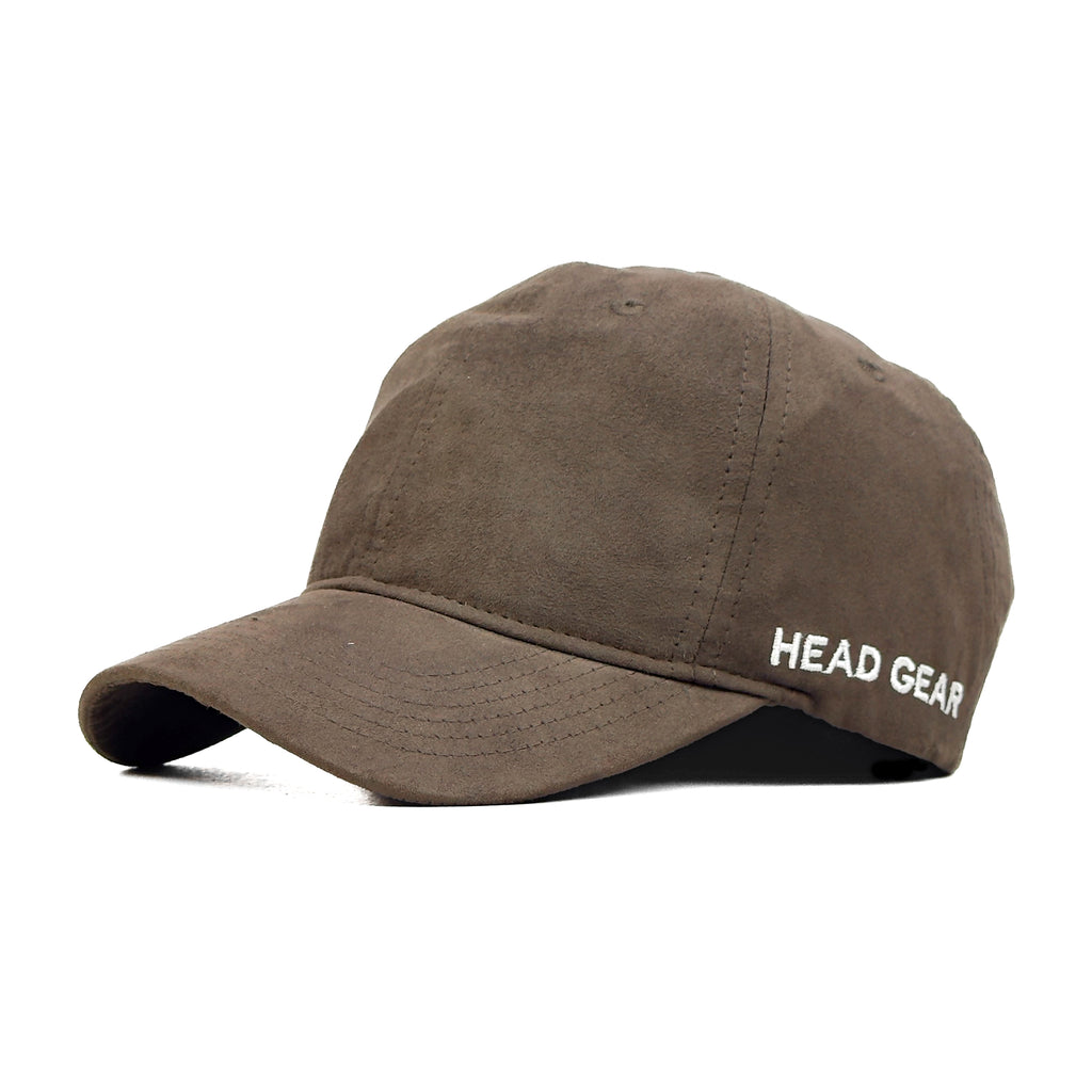 HEAD GEAR COFFEE SUEDE CAP