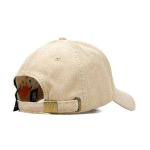 HEAD GEAR CREAM GOLD SUEDE CORD LIMITED EDITION CAP