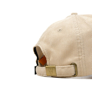 HEAD GEAR CREAM GOLD SUEDE CORD LIMITED EDITION CAP