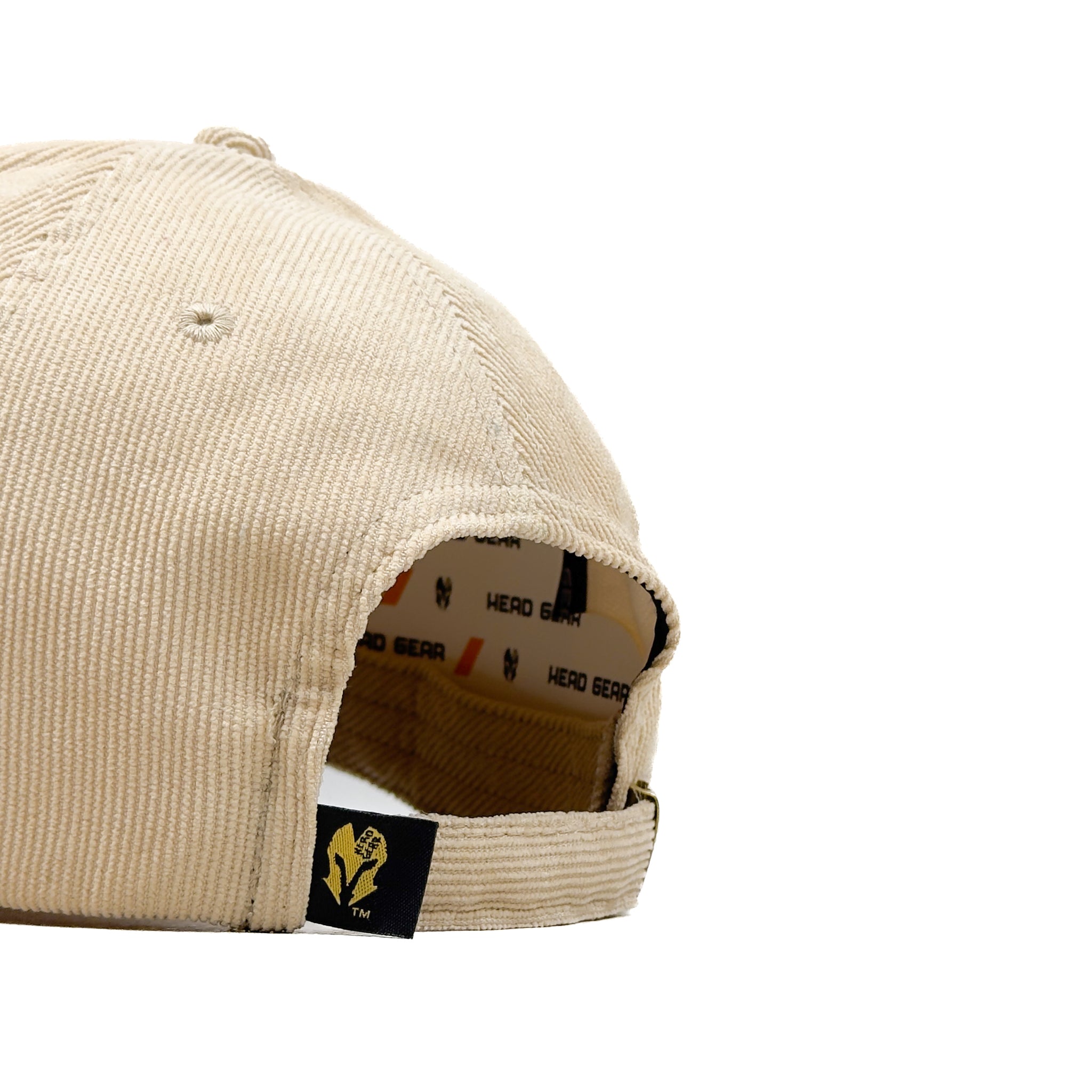 HEAD GEAR CREAM GOLD SUEDE CORD LIMITED EDITION CAP