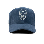 HEAD GEAR SILVER BLUE SUEDE CORD LIMITED EDITION CAP