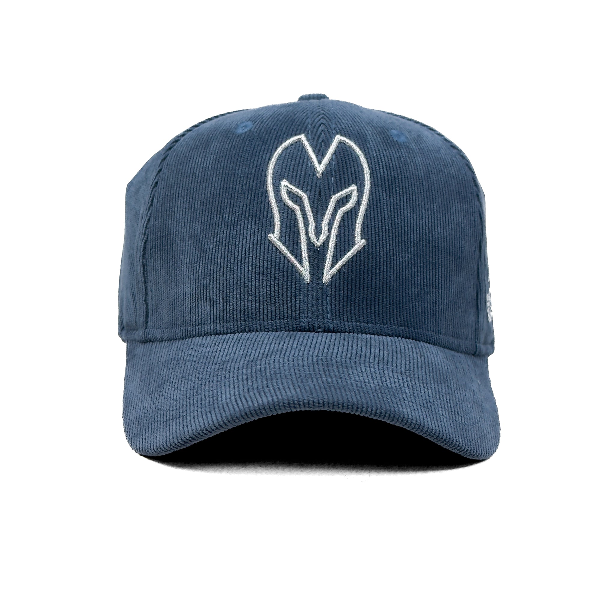 HEAD GEAR SILVER BLUE SUEDE CORD LIMITED EDITION CAP